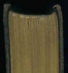 Za�amania naro�nik�w oprawy p��ciennej, obicia kraw�dzi kart